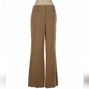 Mossimo Brown Wide-Leg Pleated Dress Pants